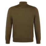 Maglione Collo Alto Calvin Klein Uomo Lana Verde C9480
