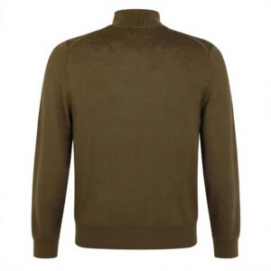 Maglione Collo Alto Calvin Klein Uomo Lana Verde C9480