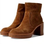 Sandali Dolce Vita Cinzia Camoscio Marrone Scuro Tacco