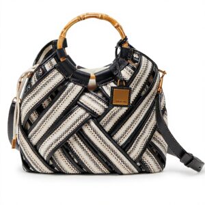 Borsa Donna Dolce Vita Elsie Tessuto Bambù Multicolore