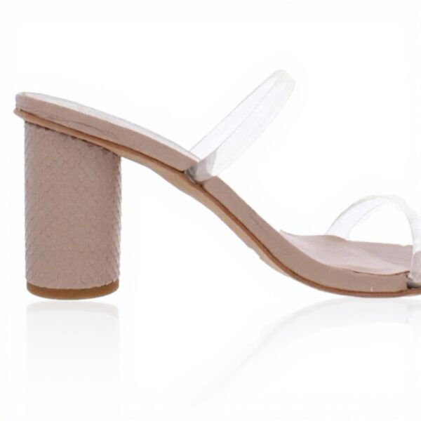 Sandali Dolce Vita Noles Donna Tacco Vinile Trasparente
