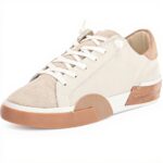 Dolce Vita Zina Sneaker Donna Bianco Pelle Marrone Chiaro