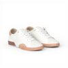 Dolce Vita Zina Sneaker Donna Bianco Pelle Marrone Chiaro