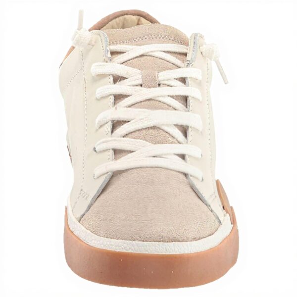 Dolce Vita Zina Sneaker Donna Bianco Pelle Marrone Chiaro