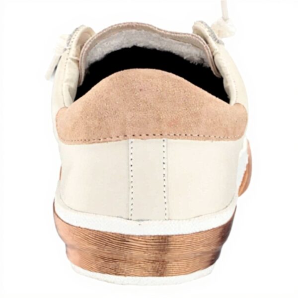 Dolce Vita Zina Sneaker Donna Bianco Pelle Marrone Chiaro