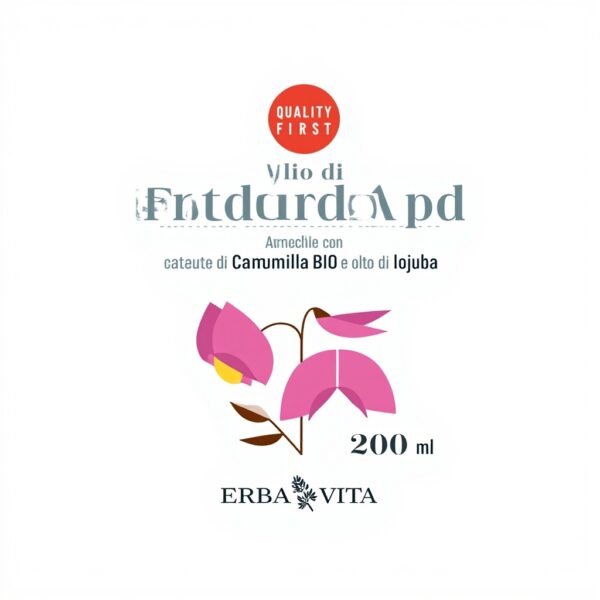 Olio di mandorle dolci Erba Vita emolliente lenitivo pelle