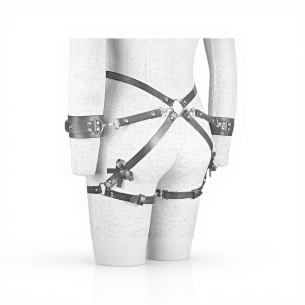 Imbracatura coscia pelle punk XAGMODSHN donne regolabile