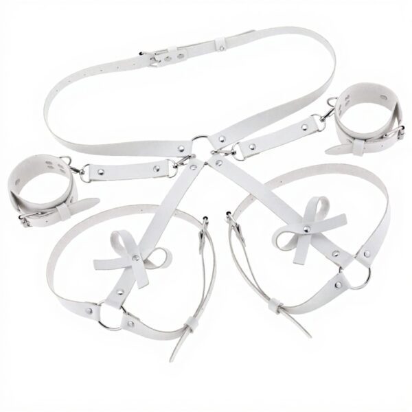 Imbracatura coscia pelle punk XAGMODSHN donne regolabile