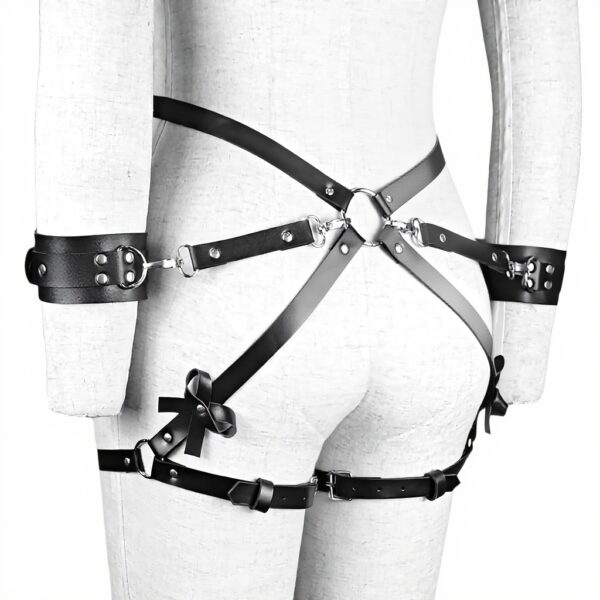 Imbracatura coscia pelle punk XAGMODSHN donne regolabile