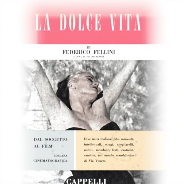 La Dolce Vita Federico Fellini libro tascabile 1981