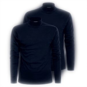 Maglione uomo Liabel lupetto cotone caldo collo alto felpato