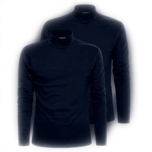 Maglione uomo Liabel lupetto cotone caldo collo alto felpato