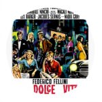 Targa metallo NIUMOWANG La Dolce Vita poster vintage