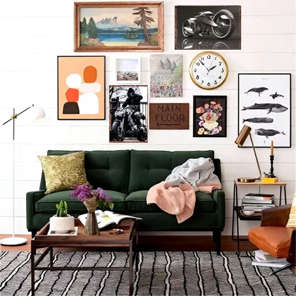 Targa metallo NIUMOWANG La Dolce Vita poster vintage