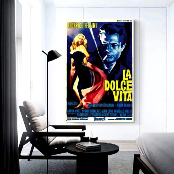 Poster su tela YANDING La Dolce Vita decorazione parete