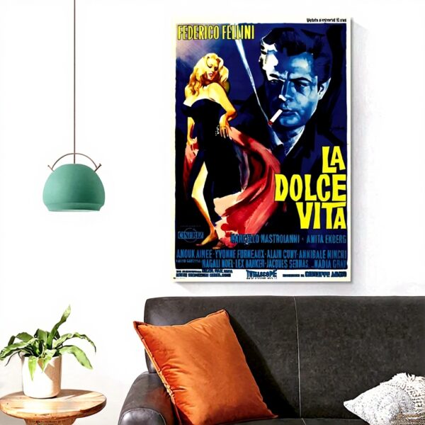 Poster su tela YANDING La Dolce Vita decorazione parete