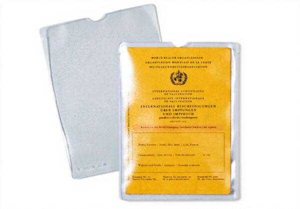 HERMA 1332 Custodie Trasparenti Documenti Vaccinazione DIN