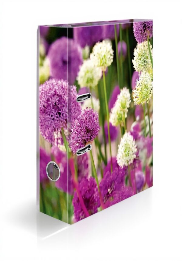 Raccoglitore A4 HERMA motivo floreale viola cartone robusto
