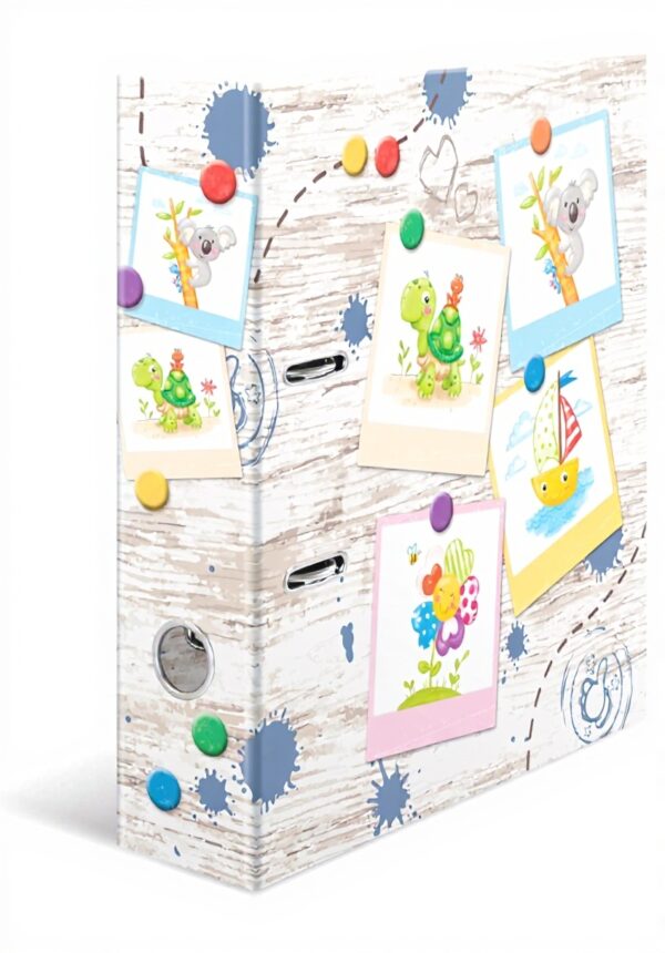 Raccoglitori A4 HERMA design legno animali per bambini