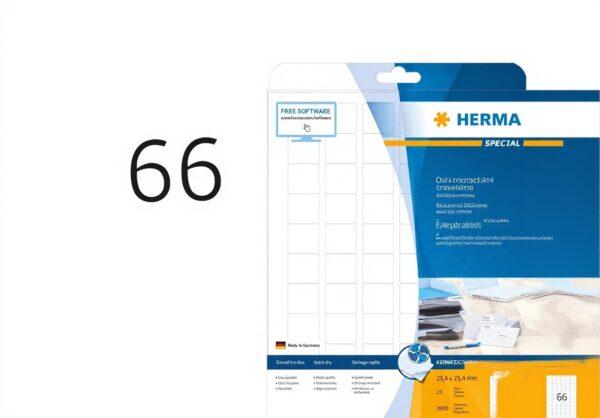 Etichette universali HERMA 25,4 mm bianco multifunzione