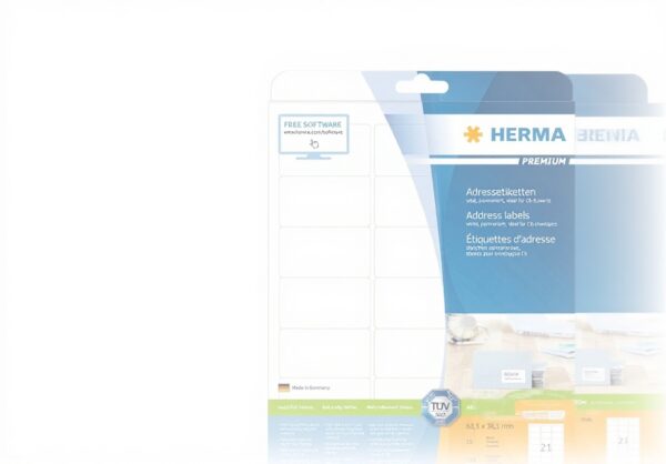 HERMA Etichette SuperPrint 63,5x38,1 mm Bianco per Ufficio