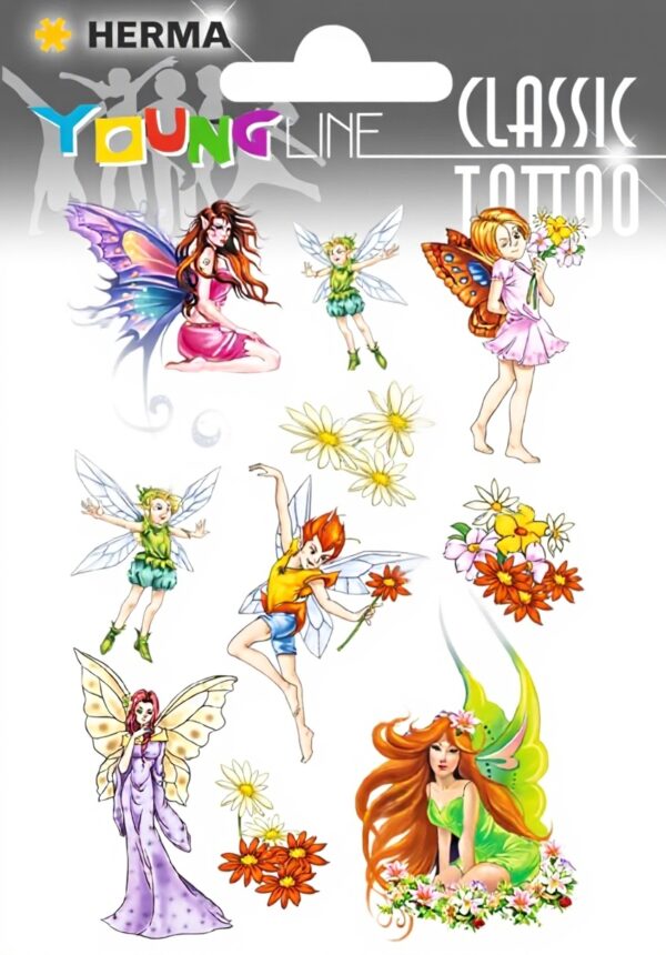 Tatuaggi temporanei Herma Colour Feen per bambini