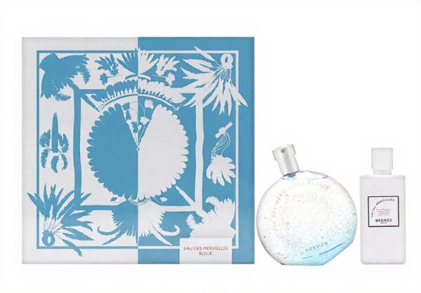Hermes Eau Merveilles Bleue Set Profumo Lozione Corpo