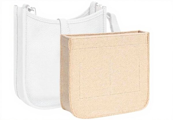 Organizer borsa Hermes Evelyne feltro leggero ordinato