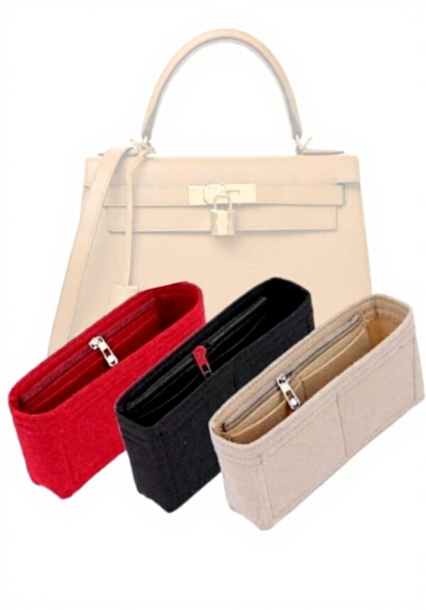 LinerLink Organizer Hermes Kelly 25 Feltro 2mm Rosa